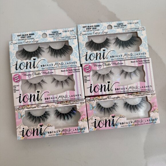 IONI 3D FAUX MINK LASHES X2 - Picture 2 of 3